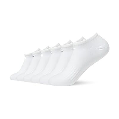 Nike Unisex Chaussettes U Nk Everyday Ltwt Ns 6Pr 132, White/Black, SX7679-100, S S Nike Unisex Chaussettes U Nk Everyday Ltwt Ns 6Pr 132, White/Black, SX7679-100, S S