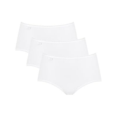 Sloggi 24/7 Cotton Midi C3P dames slip (3-Pack), Wit, 40 40 Sloggi 24/7 Cotton Midi C3P dames slip (3-Pack), Wit, 40 40