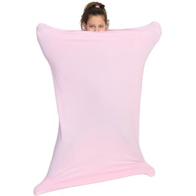 Sensory Owl Omslagsok Voor Het Hele Lichaam Voor ADHD en Autisme Stress Verlichten Hyposensitiviteit Oefening Diepe Druk Speltherapie Sterk Lycra Roze, Maat S, 80cm Lang Sensory Owl Omslagsok Voor Het Hele Lichaam Voor ADHD en Autisme Stress Verlichten Hyposensitiviteit Oefening Diepe Druk Speltherapie Sterk Lycra Roze, Maat S, 80cm Lang