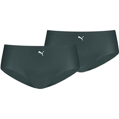 Puma Hipster Hipster Damesslip (2 stuks), Groene grond L Puma Hipster Hipster Damesslip (2 stuks), Groene grond L