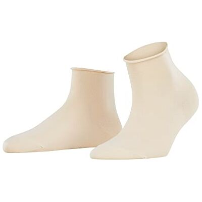 Falke Dames Cotton Touch Sokken, ademend, duurzaam, dun, effen, glanzende kleur, elegant, platte teennaad voor dagelijks gebruik, 1 paar, Beige Crème 4011 35-38 Falke Dames Cotton Touch Sokken, ademend, duurzaam, dun, effen, glanzende kleur, elegant, platte teennaad voor dagelijks gebruik, 1 paar, Beige Crème 4011 35-38