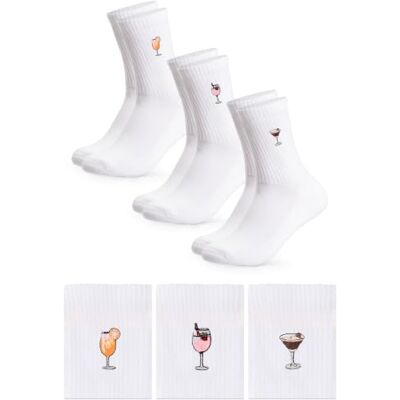 Occulto Sportsokken voor dames en heren, set van 3 (model: Robin), Sprizz Wildberry Espresso 39-42 Occulto Sportsokken voor dames en heren, set van 3 (model: Robin), Sprizz Wildberry Espresso 39-42