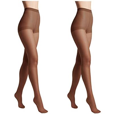 Conte elegant X-PRESS 40 DEN Vormgevende panty voor dames met push-up effect, dunne nauwsluitende panty voor dames, effen, Mokka XL Conte elegant X-PRESS 40 DEN Vormgevende panty voor dames met push-up effect, dunne nauwsluitende panty voor dames, effen, Mokka XL
