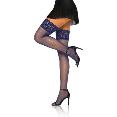 sesto senso Zelffixerende kousen van netstof, kant, sexy ondergoed voor dames XS-S sesto senso Zelffixerende kousen van netstof, kant, sexy ondergoed voor dames XS-S