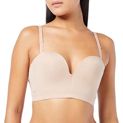 Wonderbra Backless Bra BH met open rug voor dames, skin, 85B 85B Wonderbra Backless Bra BH met open rug voor dames, skin, 85B 85B