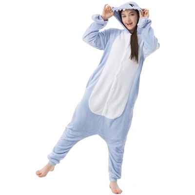 Katara 1744 slaappak voor volwassenen, nachtkleding, pyjama, maat XL, 175 185 cm, haai Katara 1744 slaappak voor volwassenen, nachtkleding, pyjama, maat XL, 175 185 cm, haai