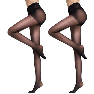 DRESHOW Sexy elastische panty's voor dames met hoge taille, visnetkousen, dijbeenhoge kousen, 4 paar Eén maat DRESHOW Sexy elastische panty's voor dames met hoge taille, visnetkousen, dijbeenhoge kousen, 4 paar Eén maat
