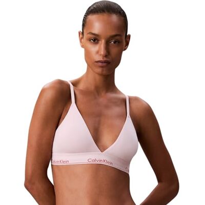 Calvin Klein Lightly Lined Triangle Lv00qf8498 Triangle Dames, Roze (pot-pourri), XL XL Calvin Klein Lightly Lined Triangle Lv00qf8498 Triangle Dames, Roze (pot-pourri), XL XL