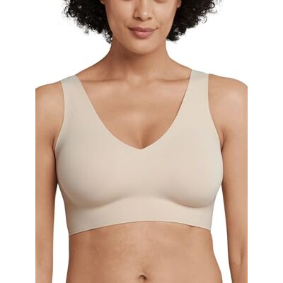 Schiesser Dames Bustier met Pads Sportbeha, Huid, 44, Huid 44 Schiesser Dames Bustier met Pads Sportbeha, Huid, 44, Huid 44