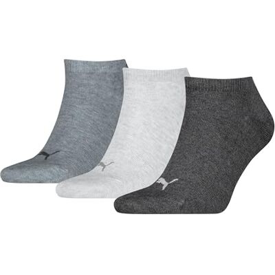 Puma 261080001 Sneakersokken, uniseks, 3 stuks 35-38 Puma 261080001 Sneakersokken, uniseks, 3 stuks 35-38