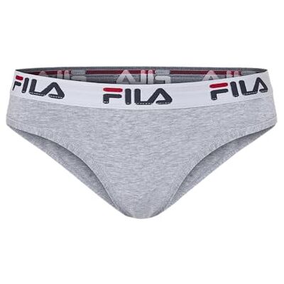 Fila Damesslip, katoen, damesondergoed, duurzaam, luchtig mesh, grijs, L Fila Damesslip, katoen, damesondergoed, duurzaam, luchtig mesh, grijs, L