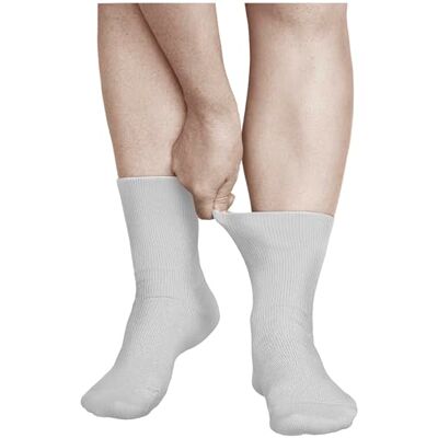 vitsocks Niet-samendrukkende sokken zonder elastische rand voor dames (3 paar), zachte rand, die niet knelt, 98% fijn katoen licht, grijs. 35-38 vitsocks Niet-samendrukkende sokken zonder elastische rand voor dames (3 paar), zachte rand, die niet knelt, 98% fijn katoen licht, grijs. 35-38