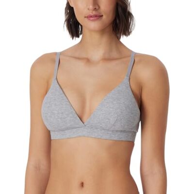 Schiesser Soft Bh Organic Cotton Pure Rib T-shirt beha voor dames, grijs (Gris Chiné_179915), 80B 80B Schiesser Soft Bh Organic Cotton Pure Rib T-shirt beha voor dames, grijs (Gris Chiné_179915), 80B 80B
