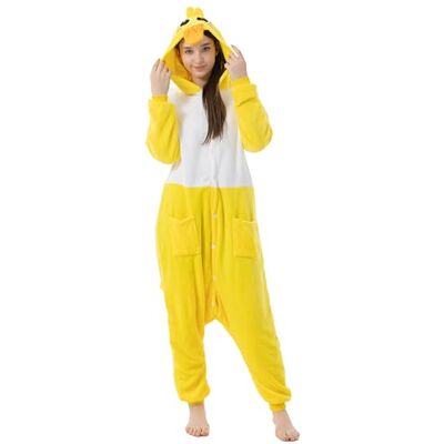 Katara -1744 Pyjama Combinaison animal, Unisex Adult, Vêtements De Nuit, 1744-a-108, Canard, Taille 175-185cm Katara -1744 Pyjama Combinaison animal, Unisex Adult, Vêtements De Nuit, 1744-a-108, Canard, Taille 175-185cm