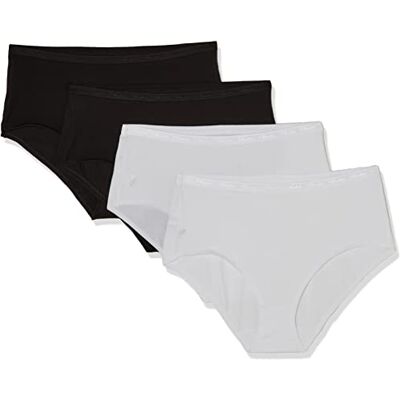 Playtex dames onderbroek, Wit/Zwart 42 Playtex dames onderbroek, Wit/Zwart 42