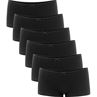 Libella ® Set van 6 boxershorts voor dames, lage taille, boxershorts, stretch, katoen, 3901 XL Libella ® Set van 6 boxershorts voor dames, lage taille, boxershorts, stretch, katoen, 3901 XL
