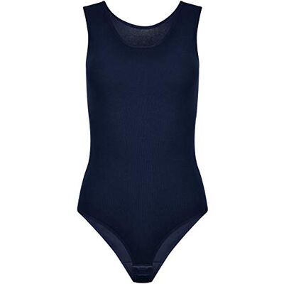 Evoni Damesbody zonder mouwen, Donkerblauw, XL XL Evoni Damesbody zonder mouwen, Donkerblauw, XL XL