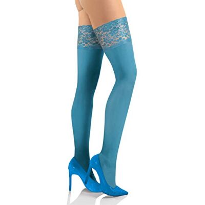 sesto senso Hold-up-kousen van microvezel, 50 denier, ondoorzichtig, voor dames, Benzine. M-L sesto senso Hold-up-kousen van microvezel, 50 denier, ondoorzichtig, voor dames, Benzine. M-L