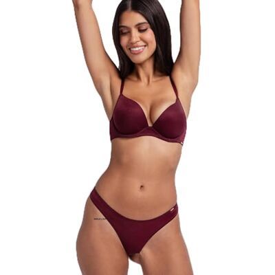 DORINA Origins-shimmer Mesh-plunge Push-Up voor dames, Rood, 90C 90C DORINA Origins-shimmer Mesh-plunge Push-Up voor dames, Rood, 90C 90C