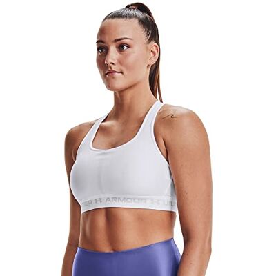 Under Armour UA Crossback Mid Bra, ademende sportbeha, comfortabele beha met gekruiste bandjes Under Armour UA Crossback Mid Bra, ademende sportbeha, comfortabele beha met gekruiste bandjes
