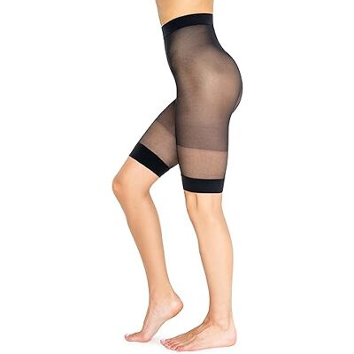 NOQ Onzichtbaar ondergoed voor dames, schuurpreventie, duurzaam en transparant, ademende kantoorslip, slijtvast, comfort, zwart. XL-XXL NOQ Onzichtbaar ondergoed voor dames, schuurpreventie, duurzaam en transparant, ademende kantoorslip, slijtvast, comfort, zwart. XL-XXL