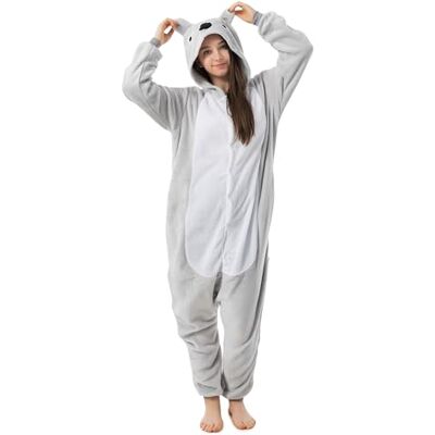 Katara 1744 slaappak voor volwassenen, nachtkleding, pyjama, Kigurumi, maat S 145 155 cm, Koala Katara 1744 slaappak voor volwassenen, nachtkleding, pyjama, Kigurumi, maat S 145 155 cm, Koala