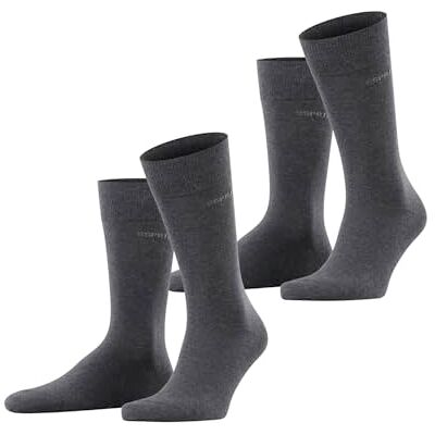 Esprit Basic Uni 2 stuks ademende sokken biologisch duurzaam katoen versterkt duurzaam zachte platte teennaad voor dagelijks gebruik en werk multipack set van 2 paar, Antracietgrijs Melange 3080 39-42 (UK 5.5-8 Ι US 6.5-9) Esprit Basic Uni 2 stuks ademende sokken biologisch duurzaam katoen versterkt duurzaam zachte platte teennaad voor dagelijks gebruik en werk multipack set van 2 paar, Antracietgrijs Melange 3080 39-42 (UK 5.5-8 Ι US 6.5-9)