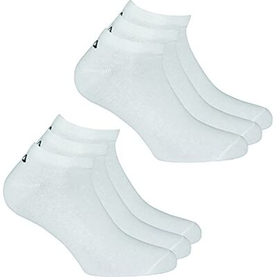 Fila ® 6 paar Invisible Sneakersokken, uniseks, 35-46, effen, Weiss 35-38 Fila ® 6 paar Invisible Sneakersokken, uniseks, 35-46, effen, Weiss 35-38