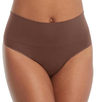 Spanx Everday Shaping Thong, figuurvormende string, shapewear voor vrouwen, buikcontrole, Naked 4.0, S S Spanx Everday Shaping Thong, figuurvormende string, shapewear voor vrouwen, buikcontrole, Naked 4.0, S S