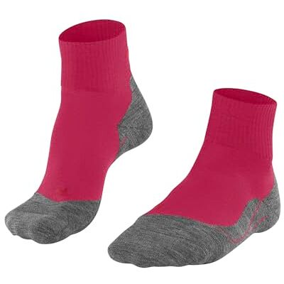 Falke Dames TK5 Shorts Wandelsokken Lichtgewicht Padding Anti-Blaren Fijn Ademend Sneldrogend Klimaatregulerend Geurbestendig Wol Functioneel Garen 1 paar Falke Dames TK5 Shorts Wandelsokken Lichtgewicht Padding Anti-Blaren Fijn Ademend Sneldrogend Klimaatregulerend Geurbestendig Wol Functioneel Garen 1 paar