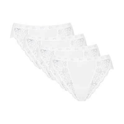 Sloggi Dames CHIC Tai elke dag Brief, Zwart, one size, Wit, 38 38 Sloggi Dames CHIC Tai elke dag Brief, Zwart, one size, Wit, 38 38