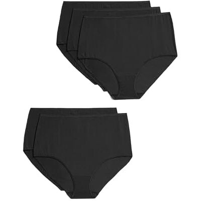 Marks & Spencer StayNew™ Maxi-slips voor dames, 5 stuks, hoog aandeel van katoen en modal 44 Marks & Spencer StayNew™ Maxi-slips voor dames, 5 stuks, hoog aandeel van katoen en modal 44