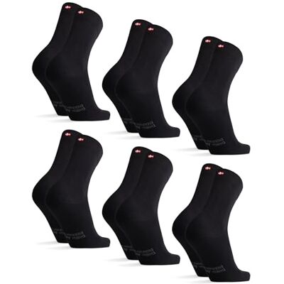 DANISH ENDURANCE Katoenen Sokken, Dames & Heren, Klassieke Stijl, 6 paar Chaussettes en Coton Biologique, Douces et Respirantes, avec Bandes Rafraîchissantes, pour le Bureau et le Quotidien, Unisexe 35-38 DANISH ENDURANCE Katoenen Sokken, Dames & Heren, Klassieke Stijl, 6 paar Chaussettes en Coton Biologique, Douces et Respirantes, avec Bandes Rafraîchissantes, pour le Bureau et le Quotidien, Unisexe 35-38
