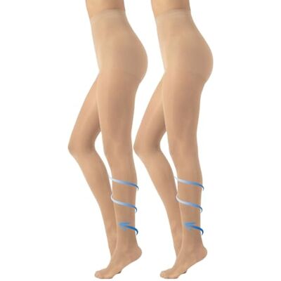 CALZITALY Set 1/2 paar – compressiepanty met sterke compressie, 10 mm/Hg, S, M, L, XL, XXL, 3XL, 4XL, 70 DEN, Made in Italy 4XL CALZITALY Set 1/2 paar – compressiepanty met sterke compressie, 10 mm/Hg, S, M, L, XL, XXL, 3XL, 4XL, 70 DEN, Made in Italy 4XL
