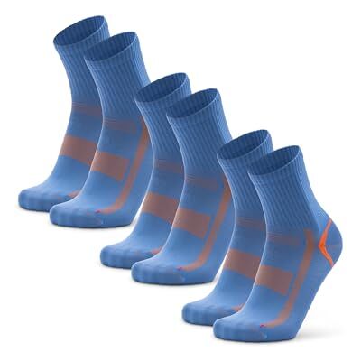 DANISH ENDURANCE Sportsokken, midi, 3 of 5 paar, ademend en zonder blaren, voor heren en dames 43-47 EU DANISH ENDURANCE Sportsokken, midi, 3 of 5 paar, ademend en zonder blaren, voor heren en dames 43-47 EU
