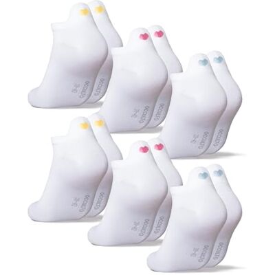 Occulto Sokken met motief voor dames en heren, 3-6 stuks (model: Luca), 6 harten 35-38 Occulto Sokken met motief voor dames en heren, 3-6 stuks (model: Luca), 6 harten 35-38