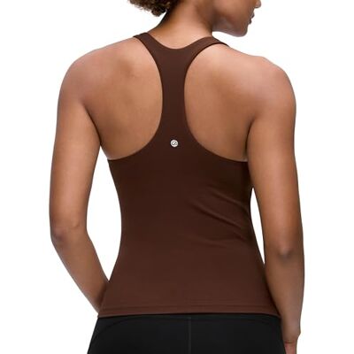 CRZ YOGA Butterluxe beha met racerback, Lava Brown 44 CRZ YOGA Butterluxe beha met racerback, Lava Brown 44