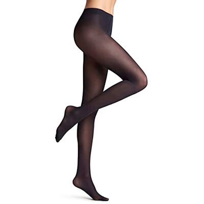 Falke Matt Deluxe 30 DEN transparante panty met voile-effect, mat, effen, duurzaam, brede tailleband, drukvrij, mesh-stop aan de voetpunten, fijne draad, zacht, 1 stuk, Marineblauw 6179 M Falke Matt Deluxe 30 DEN transparante panty met voile-effect, mat, effen, duurzaam, brede tailleband, drukvrij, mesh-stop aan de voetpunten, fijne draad, zacht, 1 stuk, Marineblauw 6179 M