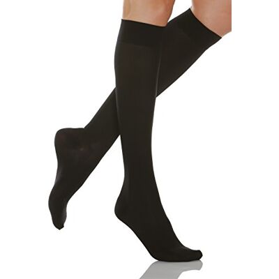 Relaxsan Microvezel, 850 m, halfhoge steunkousen van microvezel, 140 Den compressie, medium, zwart. M Relaxsan Microvezel, 850 m, halfhoge steunkousen van microvezel, 140 Den compressie, medium, zwart. M
