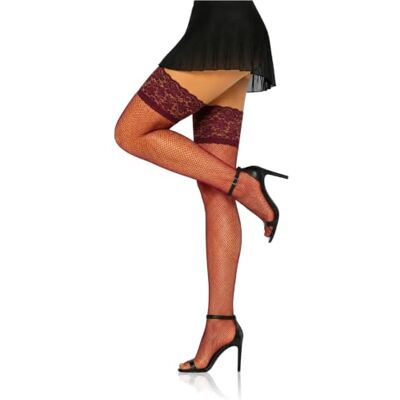 sesto senso Sexy damesondergoed met visnet, Bordeaux XS-S sesto senso Sexy damesondergoed met visnet, Bordeaux XS-S