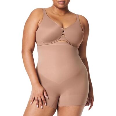Spanx Power High Waisted Shorty dijbeenslip voor dames, Koffie au lait, M M Spanx Power High Waisted Shorty dijbeenslip voor dames, Koffie au lait, M M
