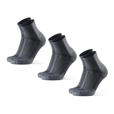 DANISH ENDURANCE Kwart Hardloopsokken voor Lange Afstanden voor Dames & Heren, 3-Pak, Anti-Blaar, Ademend, Zweetafvoerend, Marathon, Technische Sokken, Lichte Compressie, Zwart, Wit, Blauw 43-47 DANISH ENDURANCE Kwart Hardloopsokken voor Lange Afstanden voor Dames & Heren, 3-Pak, Anti-Blaar, Ademend, Zweetafvoerend, Marathon, Technische Sokken, Lichte Compressie, Zwart, Wit, Blauw 43-47