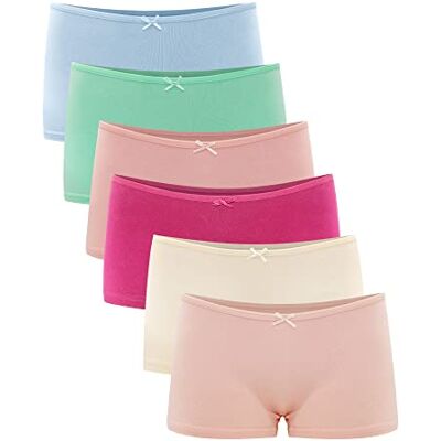 Libella ® Set van 6 boxershorts voor dames, lage taille, boxershorts, stretch, katoen, 3901 S Libella ® Set van 6 boxershorts voor dames, lage taille, boxershorts, stretch, katoen, 3901 S