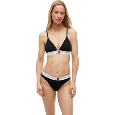 Tommy Hilfiger Dames driehoek RP UW0UW06040, zwart, XL, zwart (zwart), XL XL Tommy Hilfiger Dames driehoek RP UW0UW06040, zwart, XL, zwart (zwart), XL XL