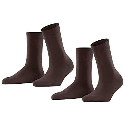 Esprit Uni Multipack W So katoen, effen, 2 paar, damessokken, donkerbruin 5230, 39-42 39-42 Esprit Uni Multipack W So katoen, effen, 2 paar, damessokken, donkerbruin 5230, 39-42 39-42