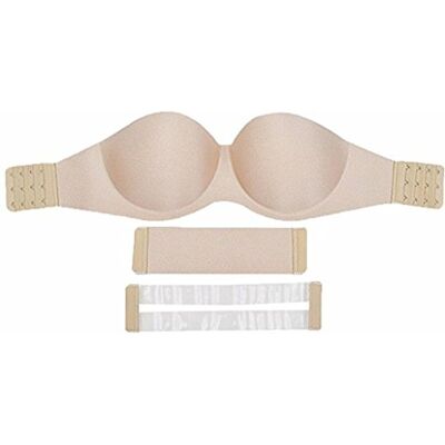 AioTio Sexy naadloze comfortabele ondersteuning strapless beha, beige #a, B B AioTio Sexy naadloze comfortabele ondersteuning strapless beha, beige #a, B B