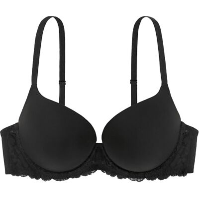 DORINA Claire Balconnet Super Push-up beha D17221, zwart, 75B 90B DORINA Claire Balconnet Super Push-up beha D17221, zwart, 75B 90B