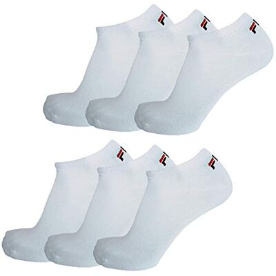 Fila ® 6 paar uniseks onzichtbare sneakersokken 35-46 uni maat, Weiss 43-46 (9-11 UK) Fila ® 6 paar uniseks onzichtbare sneakersokken 35-46 uni maat, Weiss 43-46 (9-11 UK)