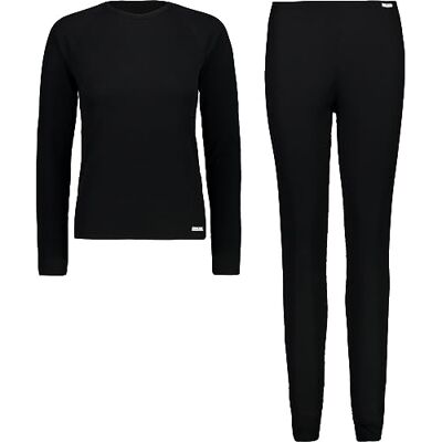 CMP Damesset (sweatshirt en broek), zwart, L CMP Damesset (sweatshirt en broek), zwart, L