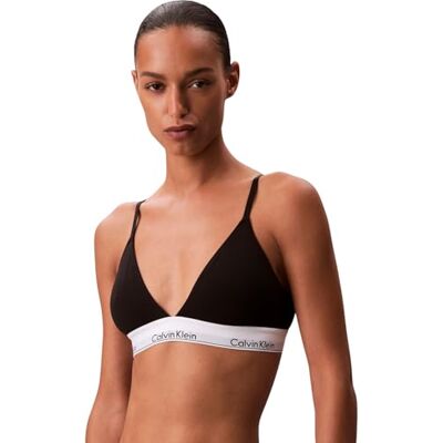Calvin Klein Lightly Lined Triangle Lv00qf8498 Triangle Dames, Zwart, XL XL Calvin Klein Lightly Lined Triangle Lv00qf8498 Triangle Dames, Zwart, XL XL